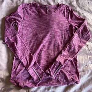 Lululemon love sleeve shirt in magenta